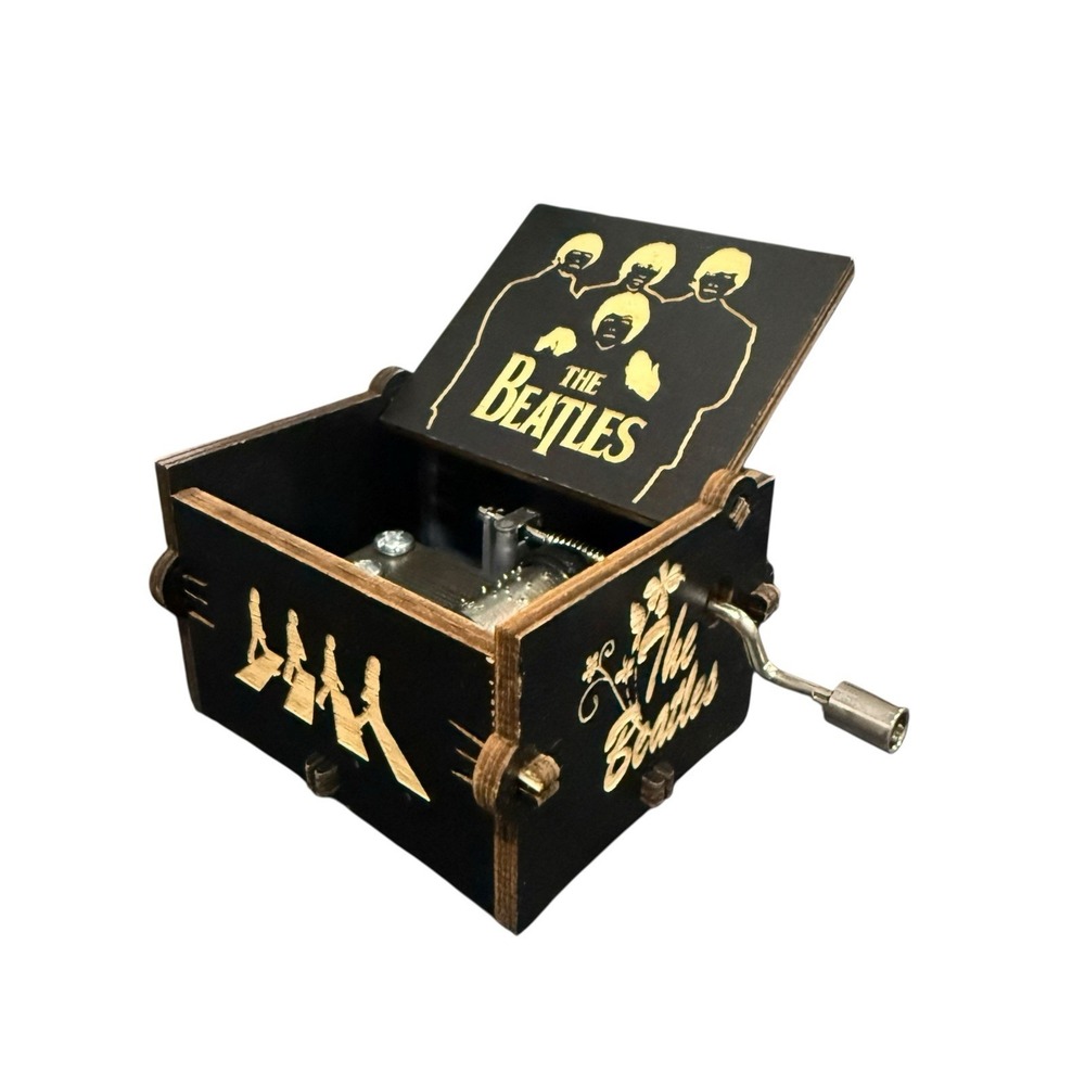 Let It Be Musical Box - Gifts for The Beatles Fans - Classical Wooden Music Box